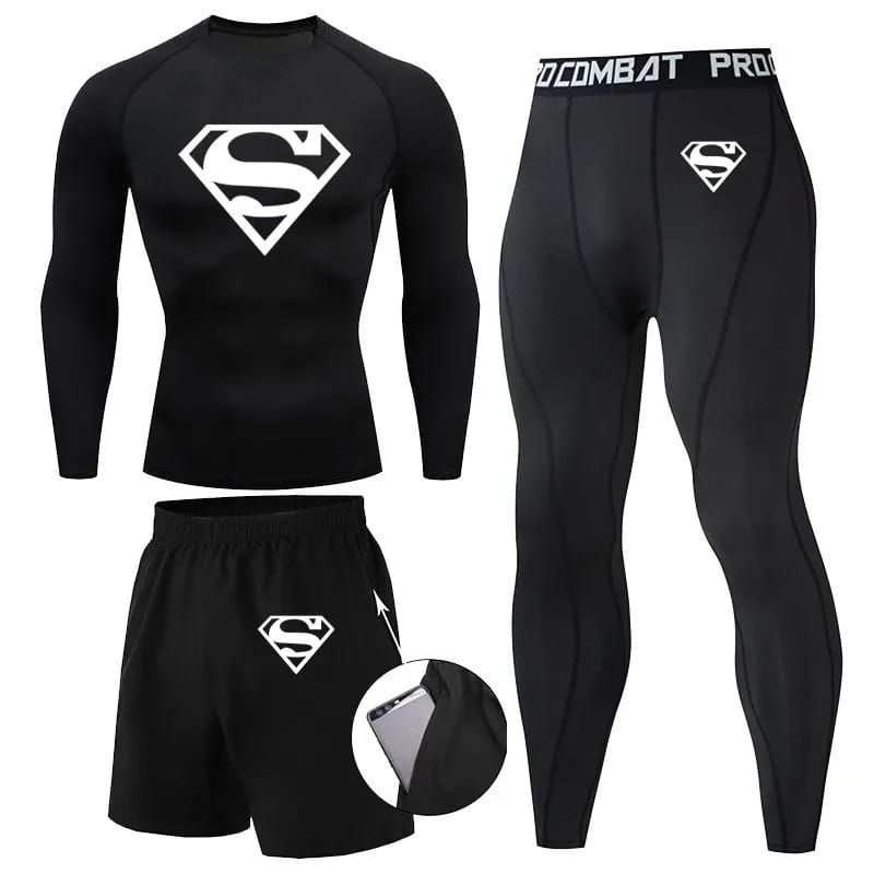 6pcs Compression Gym Suits